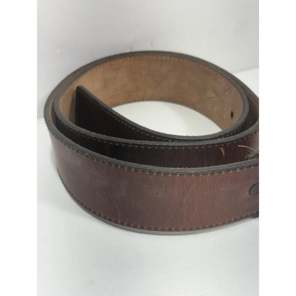 JOHN HENRY Rust Brown Leather Belt‎ 34